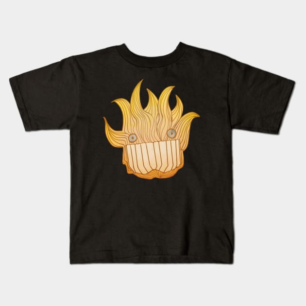 Ween Fire Boognish Kids T-Shirt by brooklynmpls